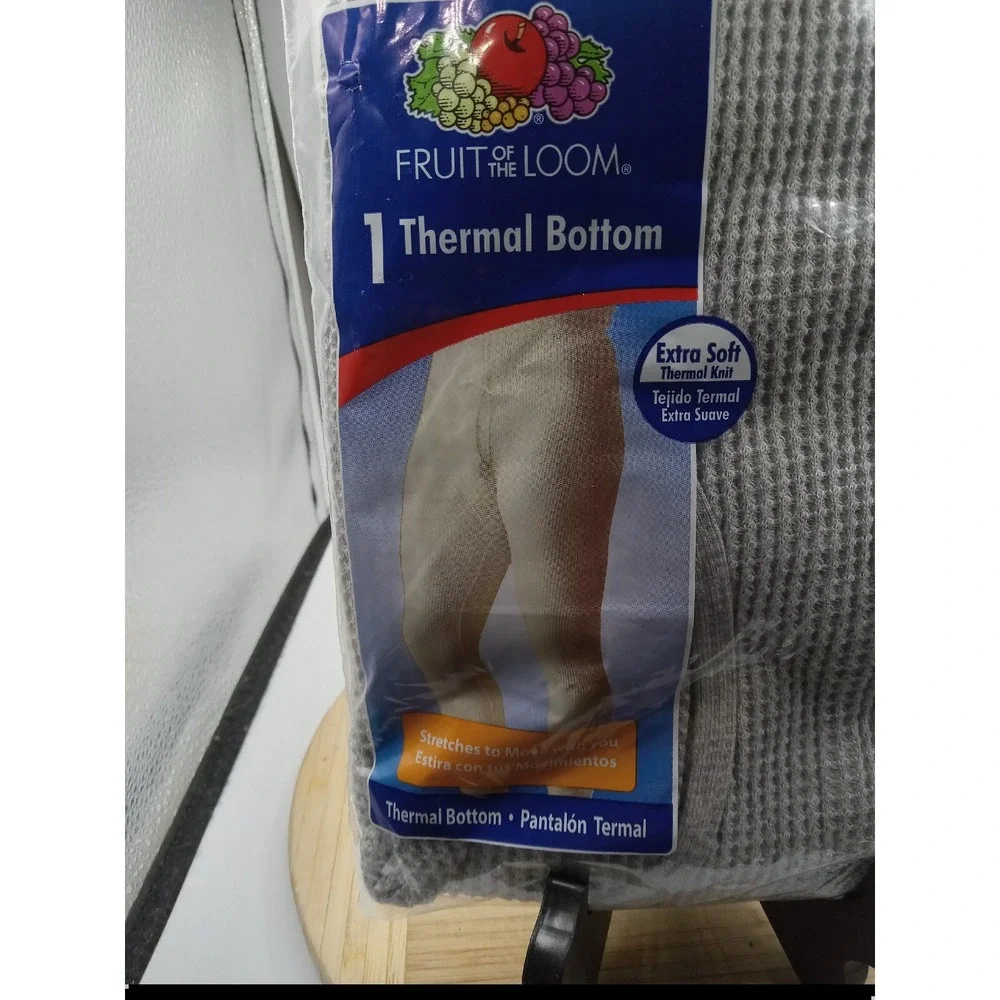 Fruit Of The Loom Mens Large‎  Thermal Bottom Extra Soft